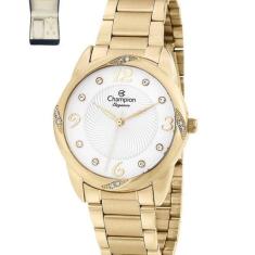 Relógio Feminino Champion Dourado Cn25734W