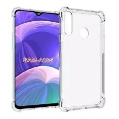 Capa Capinha para Samsung Galaxy a20s Borda Anti Queda transparente + 