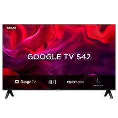 Smart TV Semp 32" LED HD Android TV WiFi Bluetooth 2 HDMI Google TV 60Hz HDR10 32S42
