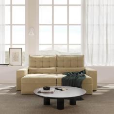 Sofá Retrátil e Reclinável 3 Lugares 230cm Embaúba Extra CabeCasa Made