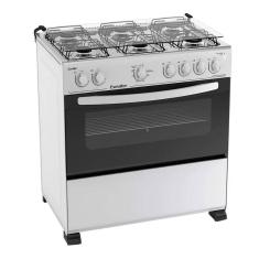 Fogão 6 Bocas Esmaltec Acendimento Automático Caribe 6081 BR 6B 0104002108