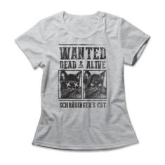 Camiseta Studio Geek Schrödinger's Cat Feminino-Feminino