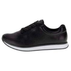 Tenis Via Marte Casual Com Perfuros - 17-16501 N-Feminino