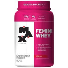 Femini Whey (900g) - Sabor Morango