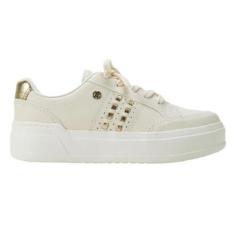 Tênis Casual Feminino Kolosh C3944 Creme-Feminino