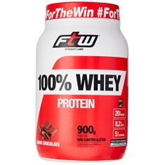 Fitoway FTW 100% WHEY POTE 900g - SABOR CHOCOLATE, Multicolorido.