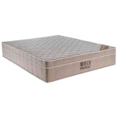Conjunto Box Casal Queen Size Colchão Airtech Molas Ensacadas Spring Base Material Sintético Ortobom