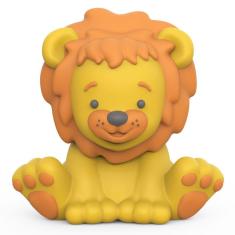 Mordedor De Vinil Macio Para Bebê Leão Boneco De Apertar