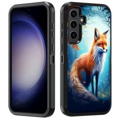 BWOOLL Capa para Samsung Galaxy S23 FE, capa resistente 3 em 1 híbrida de policarbonato rígido e silicone macio à prova de choque capa de proteção contra quedas para Galaxy S23 FE 5G 6,4 polegadas