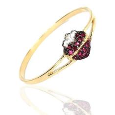 Anel de ouro 18k Sagrado coração - Elegancy Joias, 12