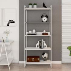 Estante para Livros Industrial 187cmx80cm 5 Prateleiras Kuadra - Compa