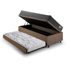 Bicama Box Baú Solteirão Com Colchão Adapto Molas Ensacadas Ecoflex Li