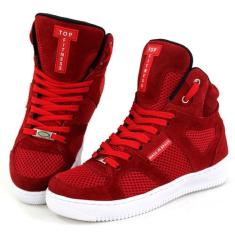 Tênis Cano Alto Para Treinos Musculação Esportes Basquete Volei - Top 