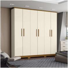 Guarda Roupa Casal 06 Portas 03 Gavetas Cover Henn