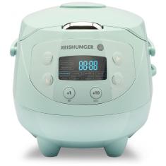 Panela de Arroz Elétrica 840mL, com Controle de Temperatura, 110v, REISHUNGER, Verde