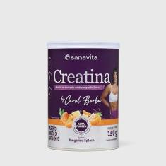Sanavita Creatina Com Sabor - Carol Borba - Creatina Monohidratada - Tangerina - 150g