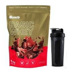 Whey Protein Basic 1kg + Coquetelira - (Chocolate)