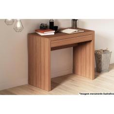 Mesa De Computador Me4107 C/ 1 Gaveta Amêndoa - Tecno Mobili