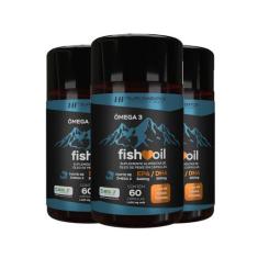 3x omega 3 fish oil meg 3 60 cps hf suplementos, NOVO