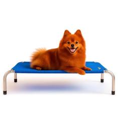 Cama Suspensa Para Cachorro Gato Pet Pequeno 60x40x10 Azul - Pet Best 