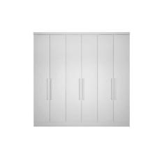 Modulado De Quarto Guarda Roupa C- 6 Portas E 8 Gavetas Rizon-linea Neve - Novo Horizonte