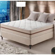 Cama Box com Colchão de Molas Ensacadas Classic Pocket Viúva 128 cm - 