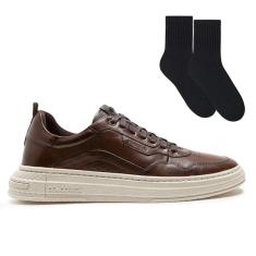 Kit Tênis Democrata Denim Jake Masculino + Par de-Masculino