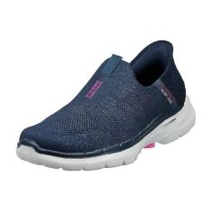 Tênis Skechers Go Walk 6 Fabulous View Slip Ins Feminino-Feminino
