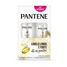Kit Pantene Liso Extremo Shampoo com 350ml + Condicionador com 175ml 1 Unidade