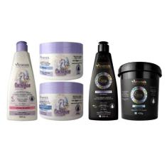 Kit Arvensis Cachinhos Ondulado 3 Itens + Ativ E Masc Cachos