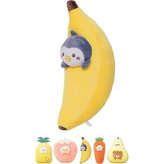 Fruta Animal Guts Almofada Animal Almofada Brinquedo de Pelúcia Presente Vale