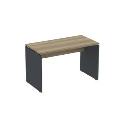 Mesa para Escritório Retangular 120cmx60cm P25 Noce Naturalle/Grafito