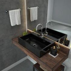 Cuba para Banheiro Rt55w Retangular Florenza Compace