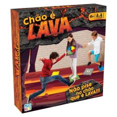 Jogo Chao e Lava Brinquedo Diversao Com Placas Tabuleiro Multikids