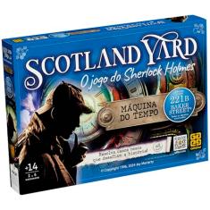 Grow - Scotland Yard Maquina do Tempo Jogo Estratégia e Raciocínio, Multicolorido, (Grow 12500)