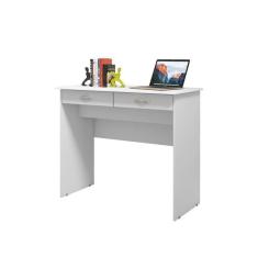 Escrivaninha 2 Gavetas Lisboa Cor Branco - Comprar Moveis Em Casa