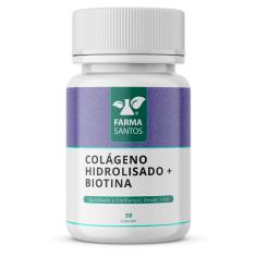 Colágeno hidrolisado 500mg + Biotina 10mg 30 Cápsulas