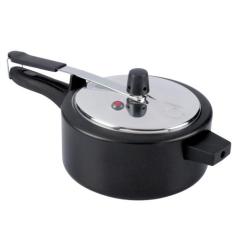 Panela De Pressão Antiaderente 3L Preto Nacional - Alumínio Nacional