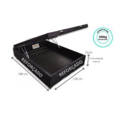 Cama Box Baú Casal Padrão Viúva 128x188 - Jadmax