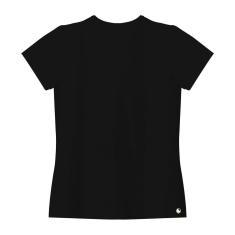 Blusa Feminina Cotton Leve Básica Rovitex Preto GG-Feminino