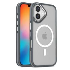 Hitaoyou Capa para iPhone 16 Plus compatível com Magsafe, capa para celular iPhone 16 Plus, capa magnética fina fosca translúcida para iPhone 16 Plus de 6,7 polegadas