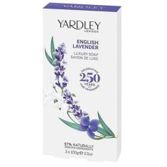 Kit Sabonetes em Barra English Lavender 3 x 100g cada - New Box - Arom