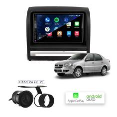 Kit Central Multimídia Mp5 Espelha Dvd Fiat Siena - First Option