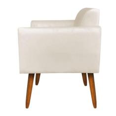 Namoradeira Marisa Suede Bege - D'ROSSI