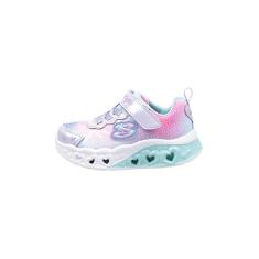 Skechers Tênis Flutter Heart Lights-Simply, Lavanda/Multi, 15