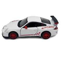 Coleção Miniatura Carro Porsche 911 GT3 RS Branco Escala 1:36 - Kinsma