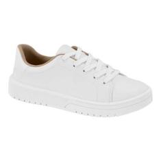 Tênis Moleca 5791.100 Cadarço Flatform Confortavel Baixo Feminino-Feminino