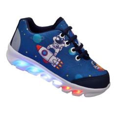 Tênis de Led Ortokids Infantil Menino Astronauta-Masculino
