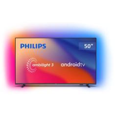 PHILIPS Smart TV 50" 4K Android Ambilight 50PUG7907/78, Google Assistant, Comando de Voz, Dolby Vision/Atmos, VRR/ALLM, Bluetooth 5.0, 4 HDMI