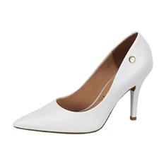 Scarpin Vizzano Pelica Fosco Salto Alto Feminino - Branco - 35
